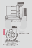 Varios 10 Return Pump (Pressure rated)